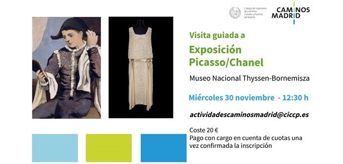 AFORO COMPLETO PARA LA  Visita Guiada Exposición Picasso/Chanel