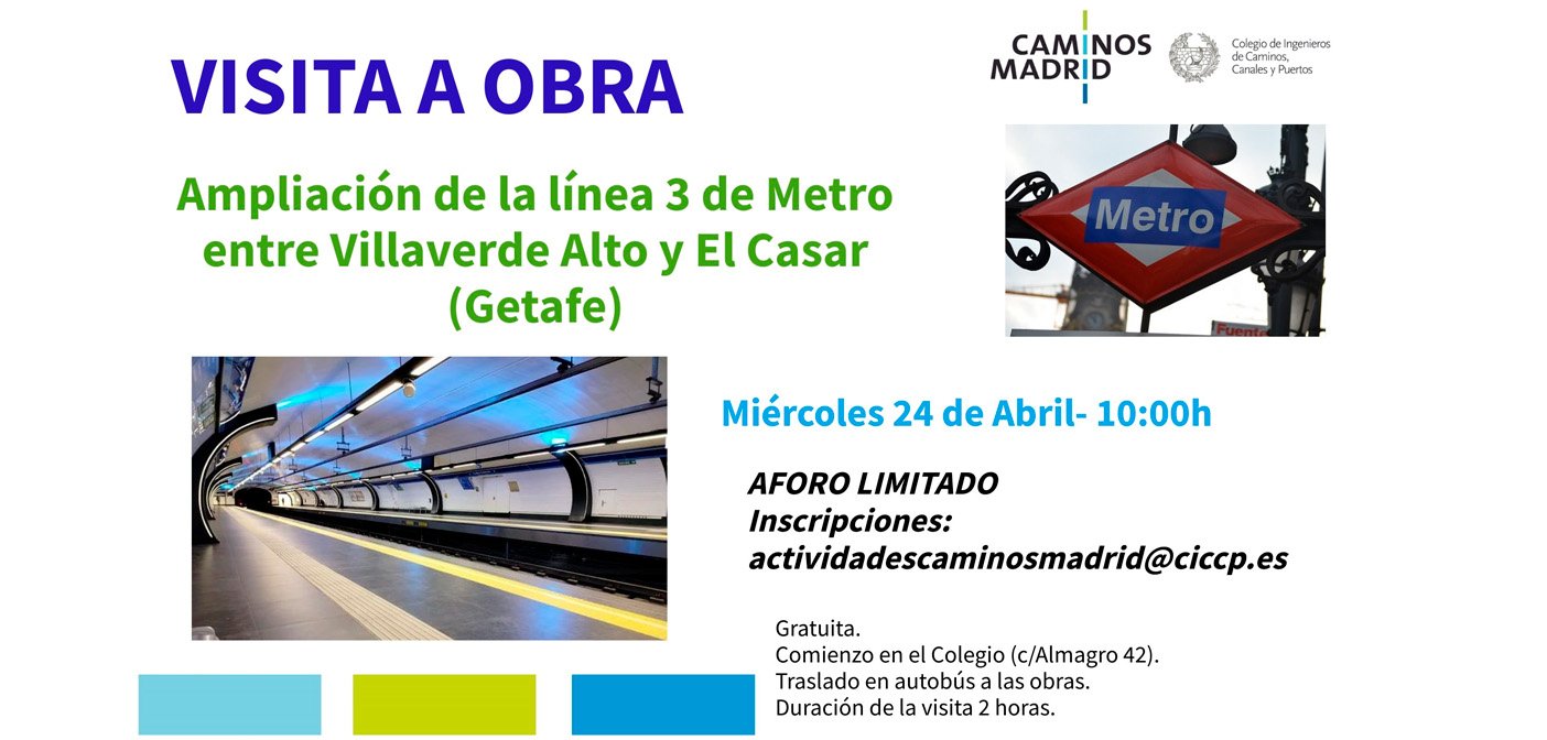 Visita a Obra. Ampliación Línea 3 de Metro