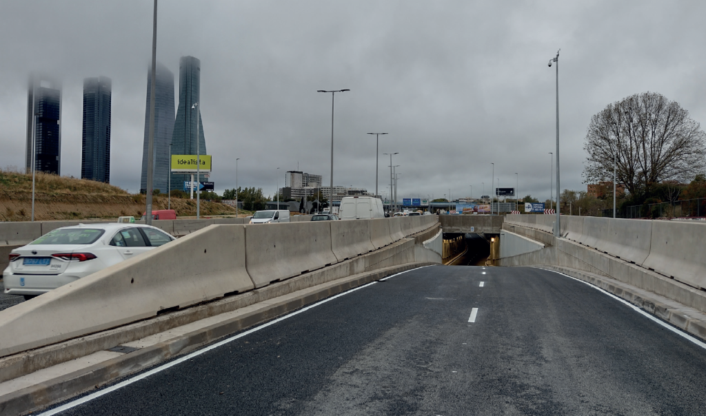 Obra de remodelación del Nudo Norte de CALLE30