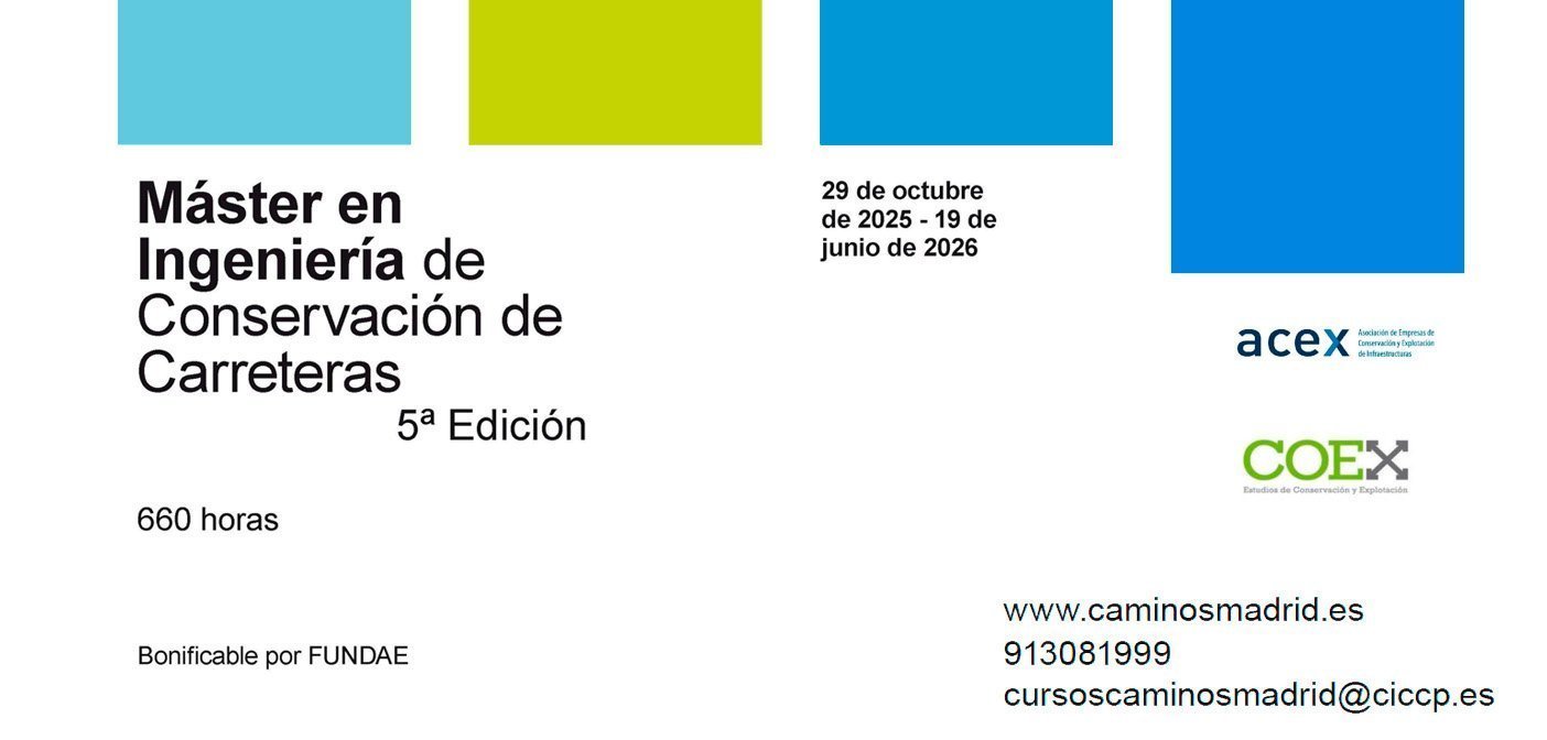 Máster en Ingeniería de Conservación de Carreteras