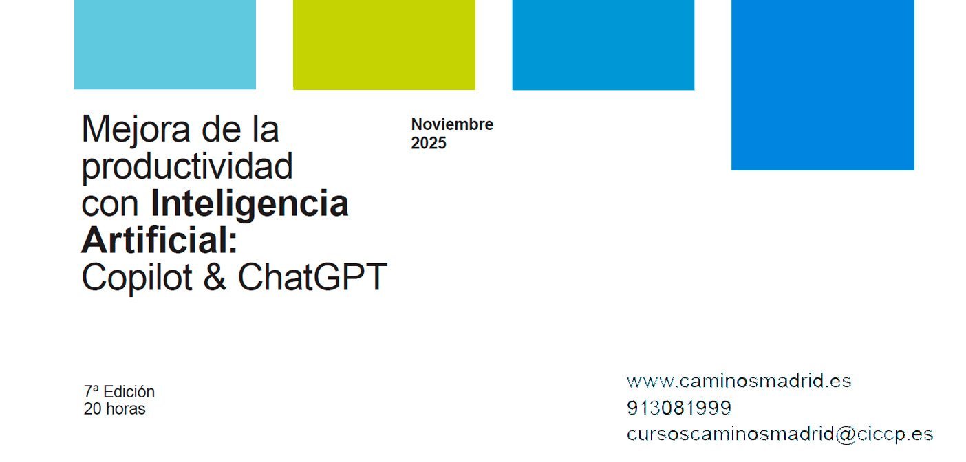 Mejora de la productividad con Inteligencia Artificial: Copilot & ChatGPT