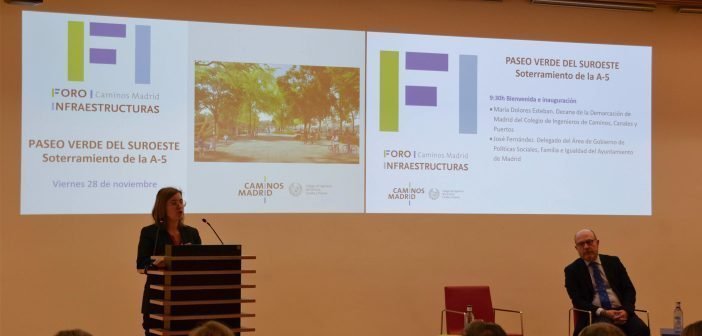 Madrid acelera el soterramiento de la A-5 y presenta en el Foro de Infraestructuras la nueva fase de licitación del Paseo Verde
