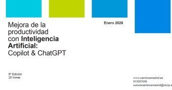 Mejora de la productividad con Inteligencia Artificial: Copilot & ChatGPT