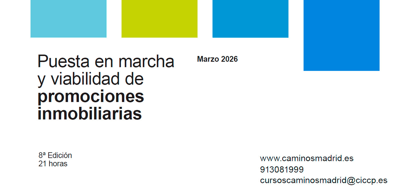 Puesta en marcha y viabilidad de promociones inmobiliarias