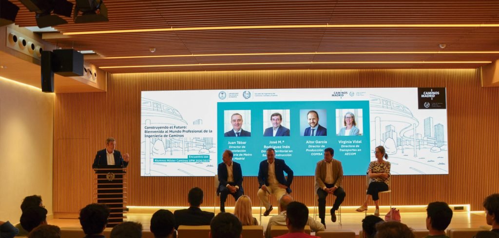 Caminos Madrid recibe a los alumnos del Máster de Ingeniería de Caminos, Canales y Puertos de la UPM